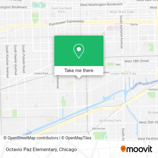 Octavio Paz Elementary map