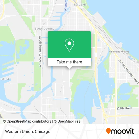 Western Union map