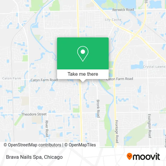 Brava Nails Spa map