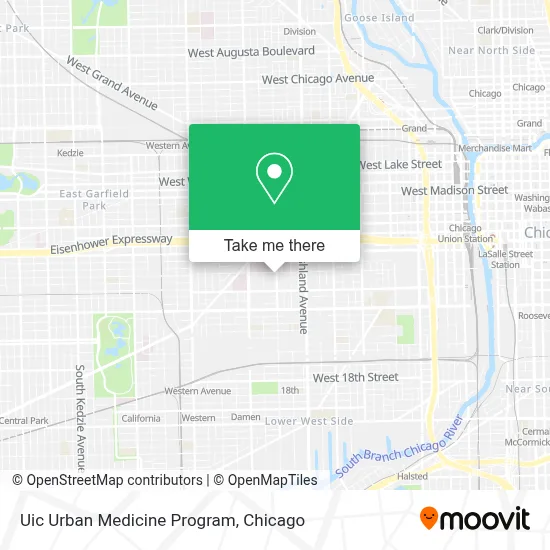 Uic Urban Medicine Program map