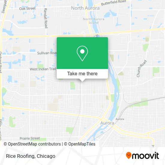 Rice Roofing map