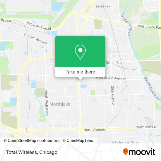 Total Wireless map