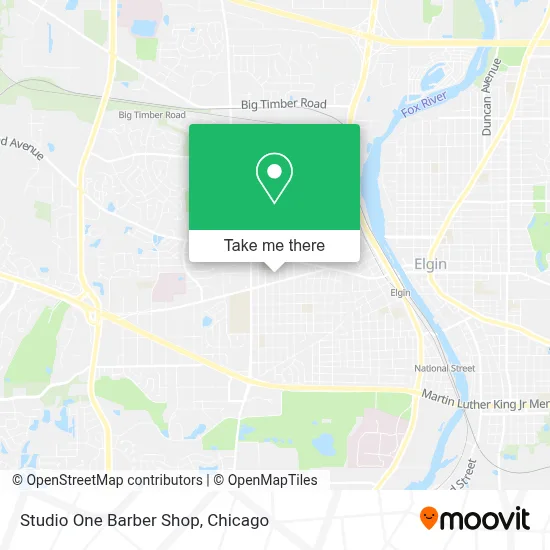 Studio One Barber Shop map