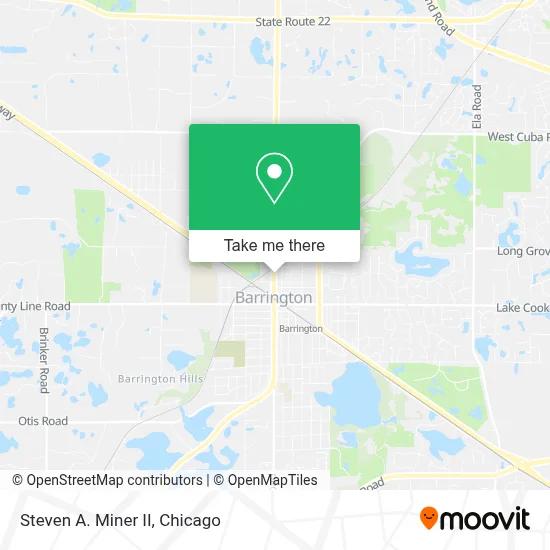 Steven A. Miner II map