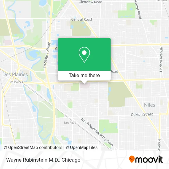 Wayne Rubinstein M.D. map