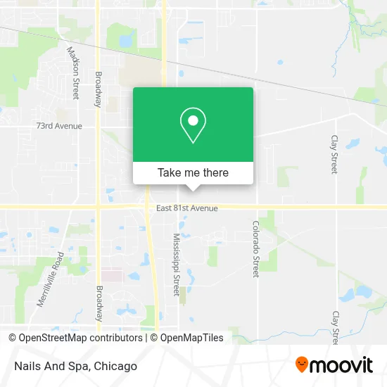 Nails And Spa map
