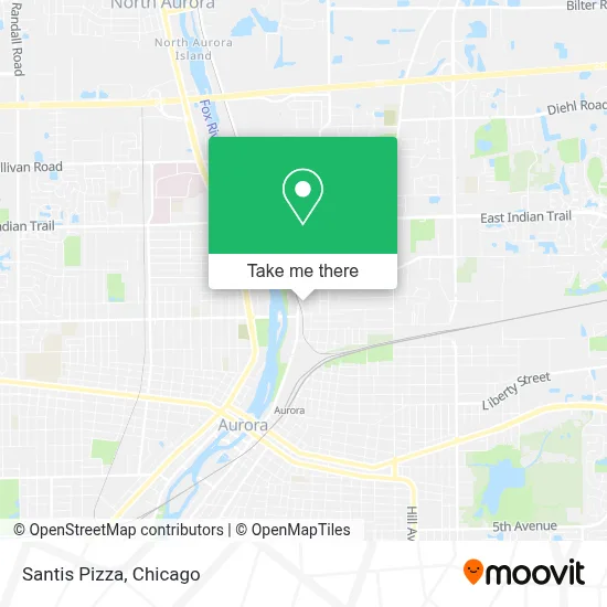 Santis Pizza map