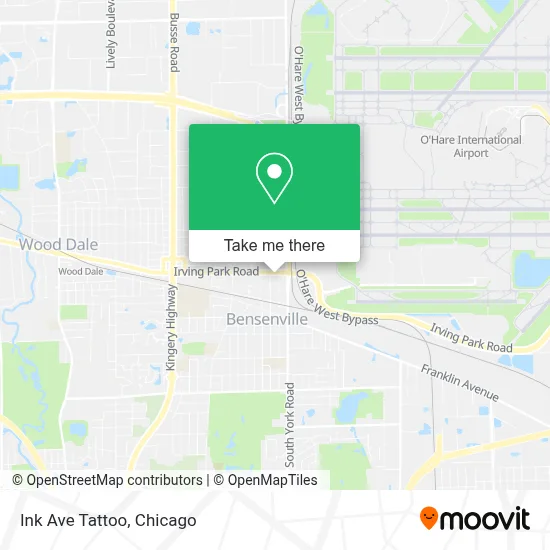 Ink Ave Tattoo map