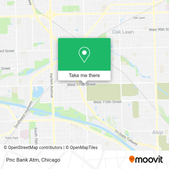 Pnc Bank Atm map