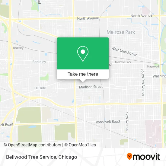 Bellwood Tree Service map