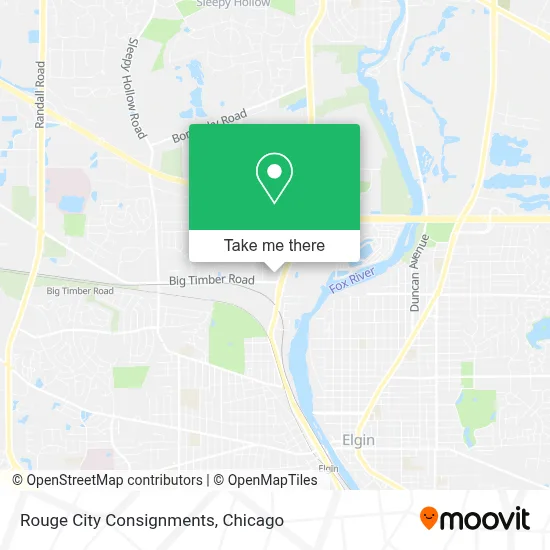 Rouge City Consignments map