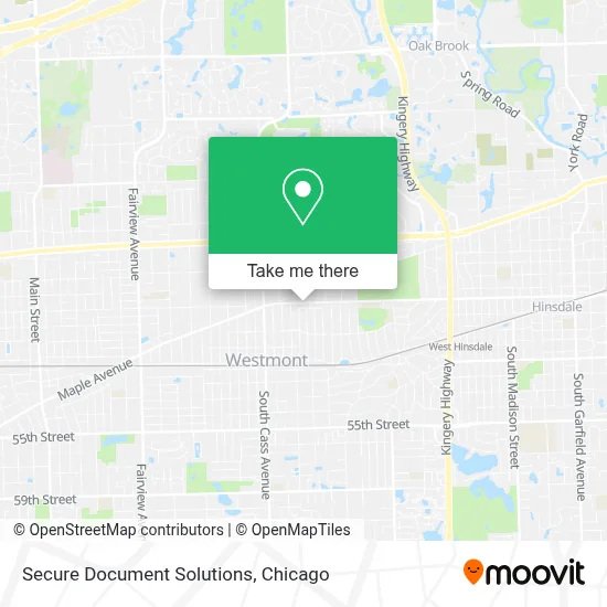 Secure Document Solutions map