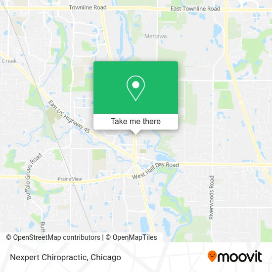 Nexpert Chiropractic map