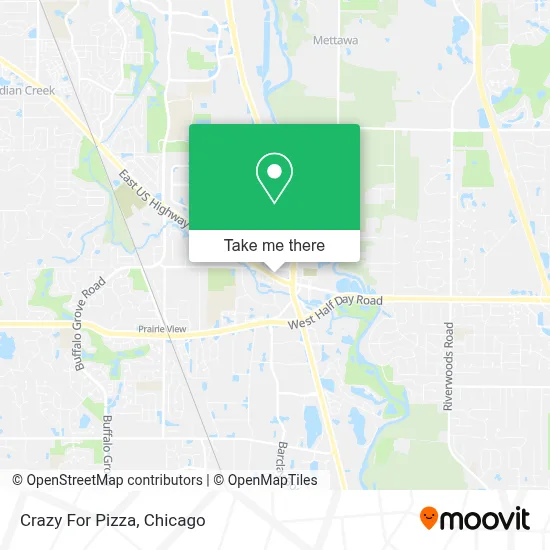Crazy For Pizza map