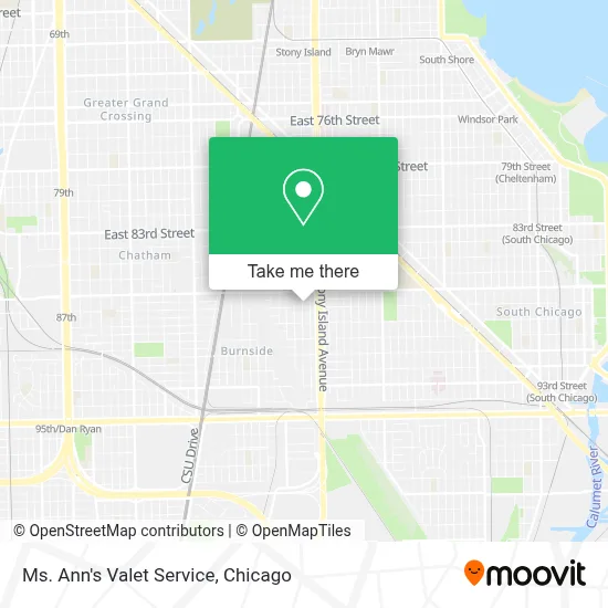 Ms. Ann's Valet Service map
