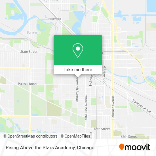 Rising Above the Stars Academy map