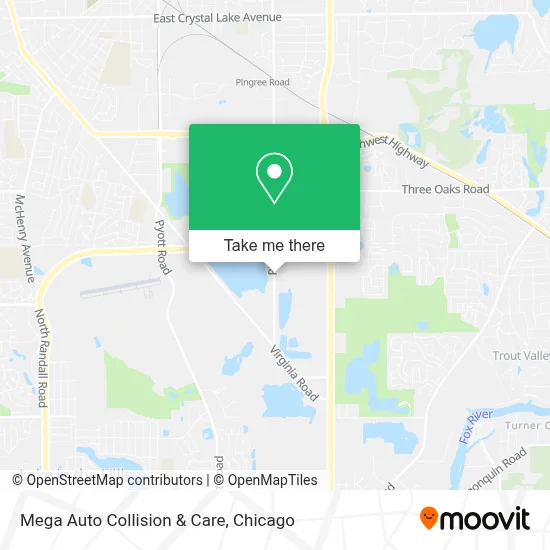 Mega Auto Collision & Care map