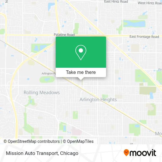 Mission Auto Transport map