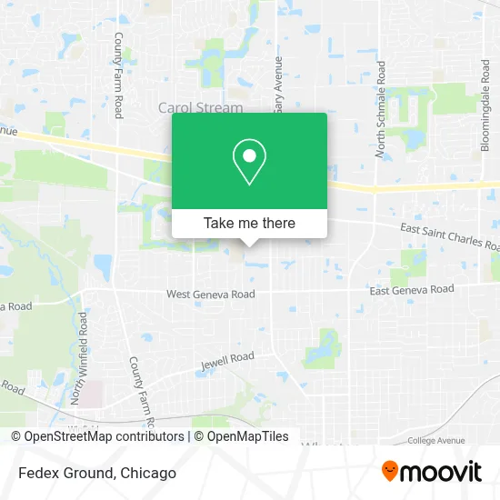 Fedex Ground map
