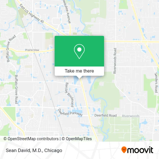 Sean David, M.D. map
