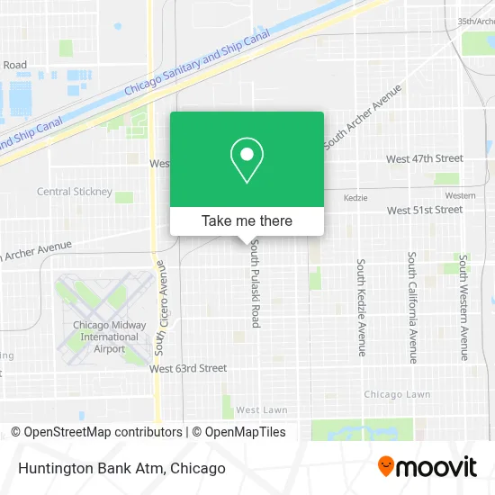 Huntington Bank Atm map
