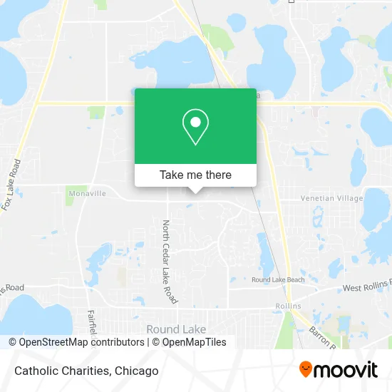 Catholic Charities map