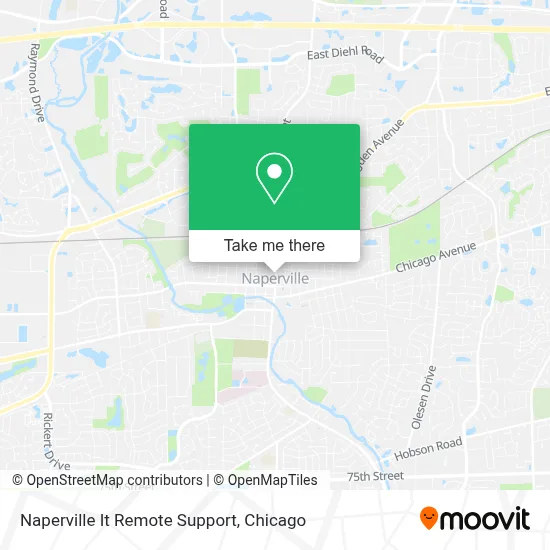 Naperville It Remote Support map