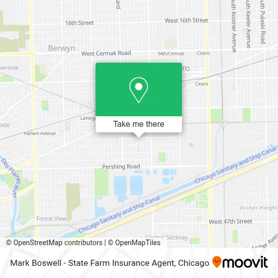 Mark Boswell - State Farm Insurance Agent map