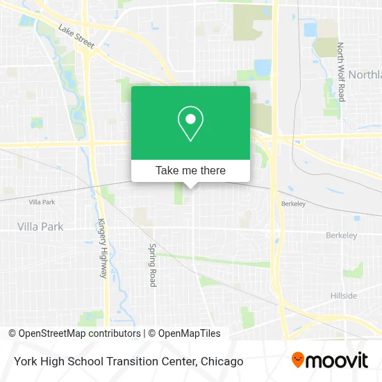 York High School Transition Center map
