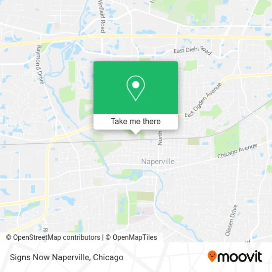 Signs Now Naperville map