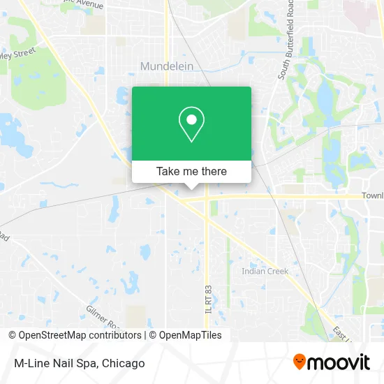 M-Line Nail Spa map