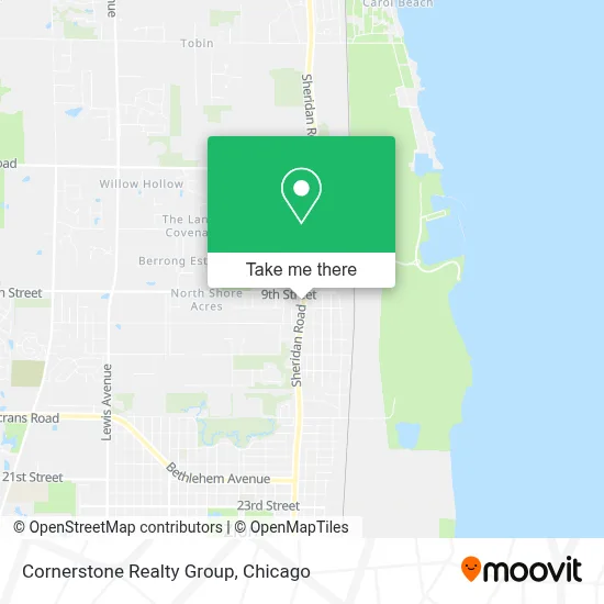 Cornerstone Realty Group map