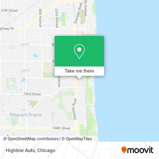 Highline Auto map