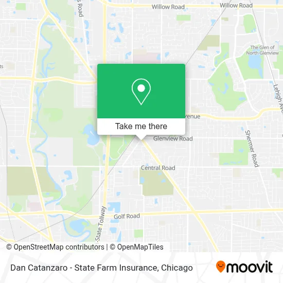 Dan Catanzaro - State Farm Insurance map