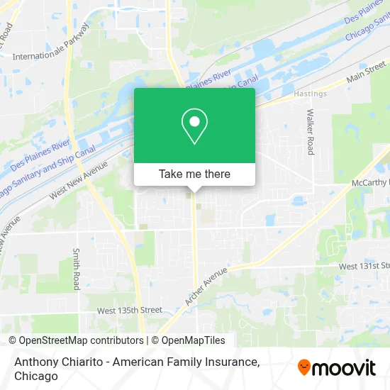 Anthony Chiarito - American Family Insurance map