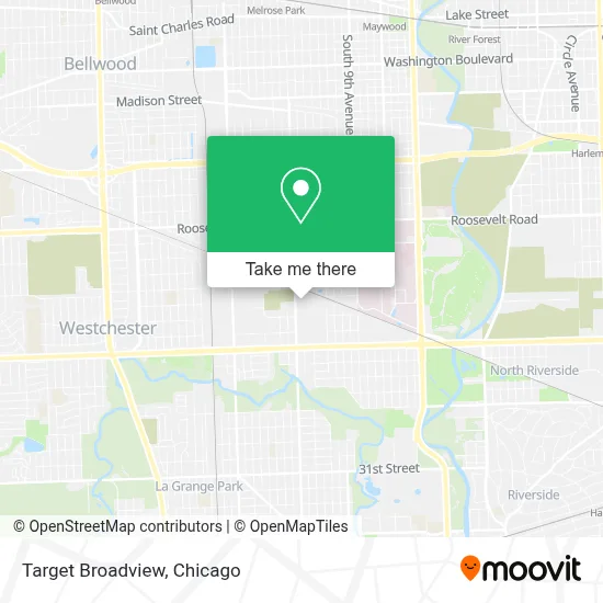 Target Broadview map