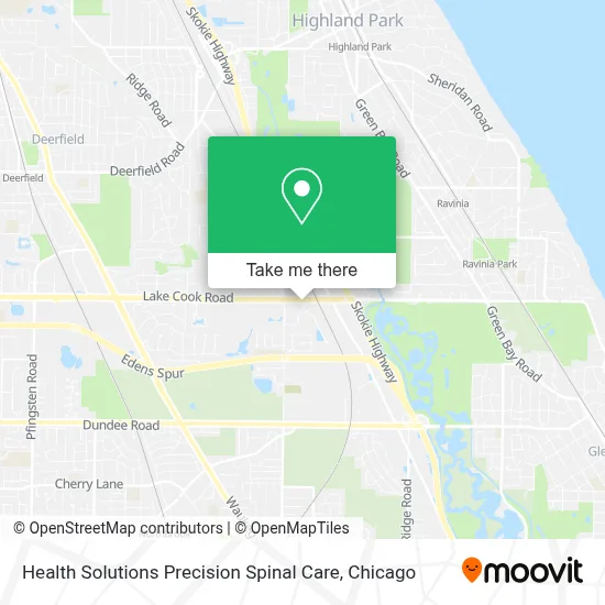 Health Solutions Precision Spinal Care map