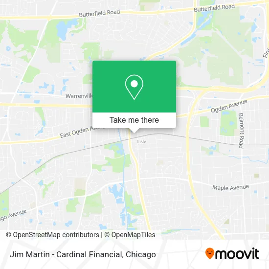 Jim Martin - Cardinal Financial map