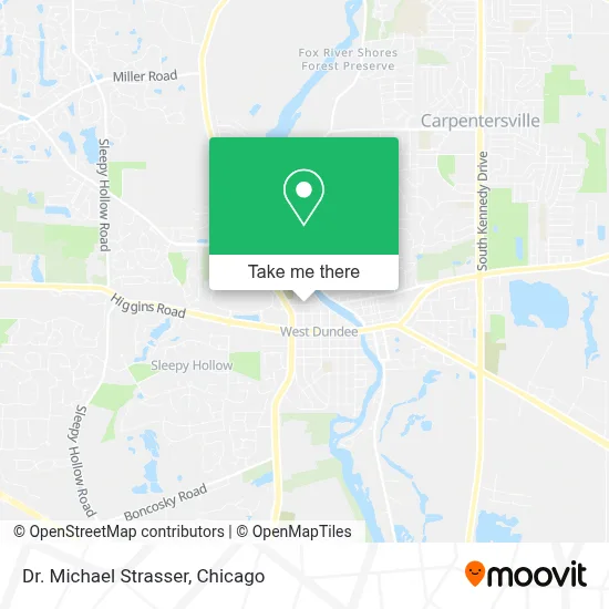 Dr. Michael Strasser map
