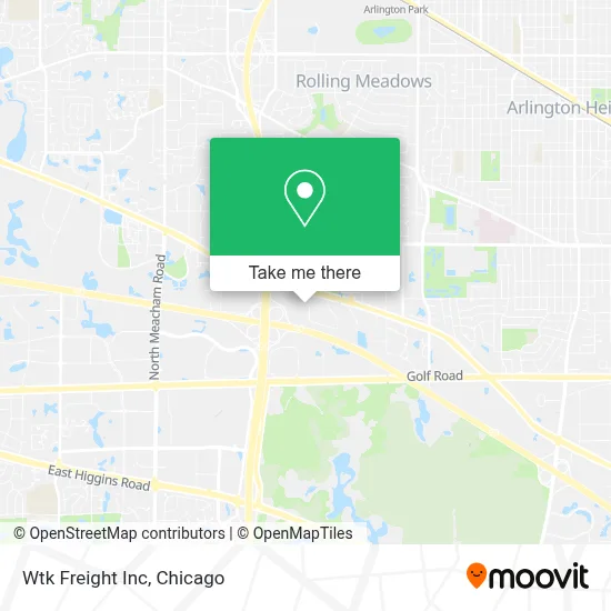 Wtk Freight Inc map