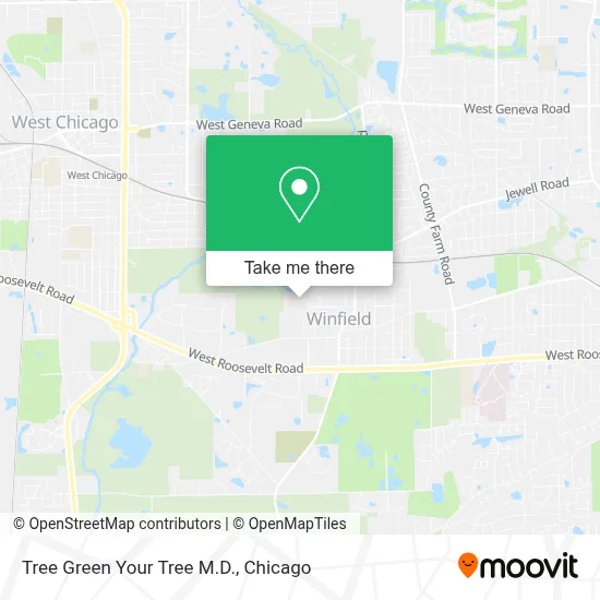 Tree Green Your Tree M.D. map