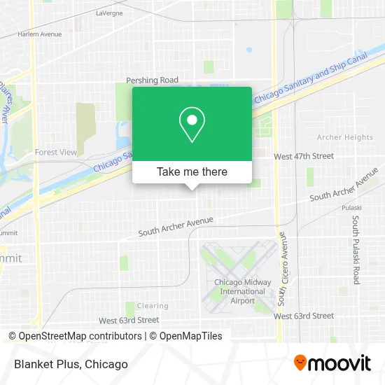 Blanket Plus map
