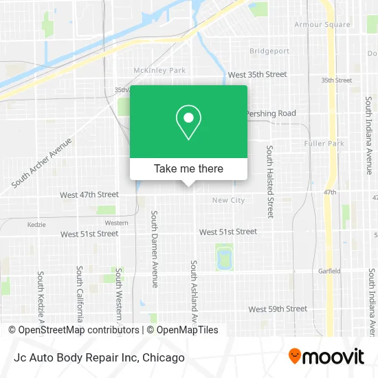 Jc Auto Body Repair Inc map