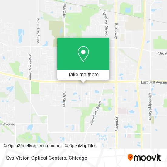 Svs Vision Optical Centers map
