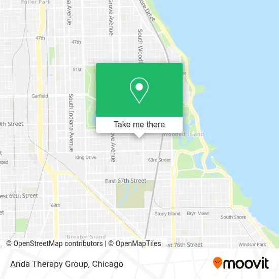 Anda Therapy Group map