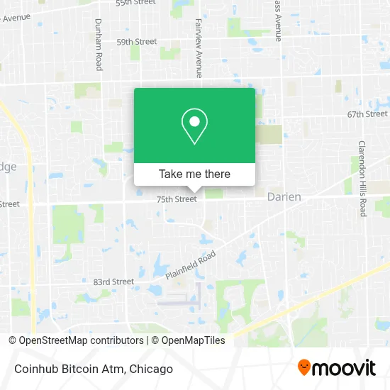 Coinhub Bitcoin Atm map