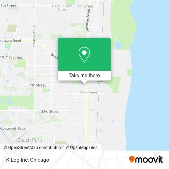 K Log Inc map