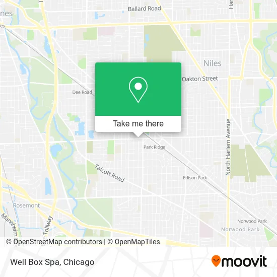 Well Box Spa map