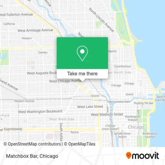 Matchbox Bar map