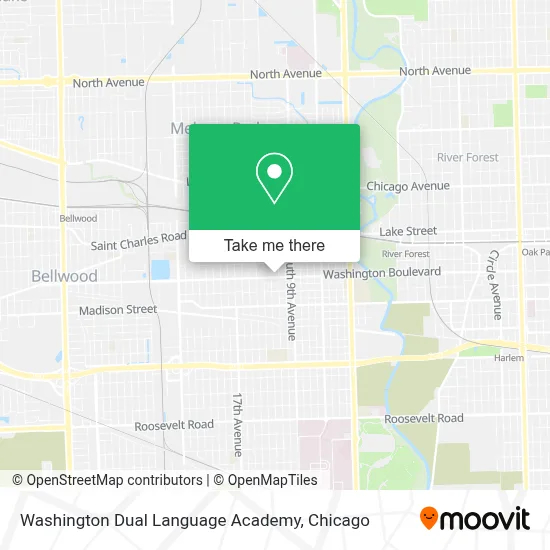 Washington Dual Language Academy map